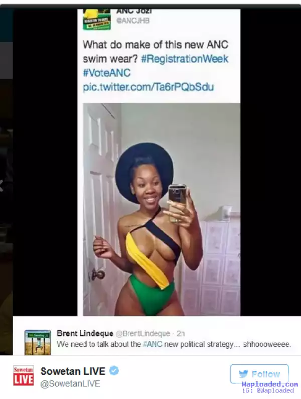 See The Hot Bikini Pic Shared By South Africa